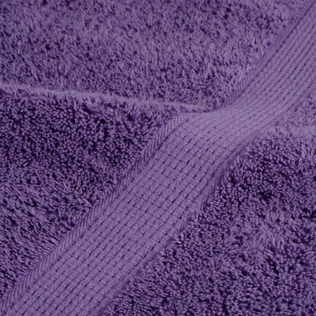 Premium Waschhandtücher SOLUND 10 Stück Lila 30x30 cm 600 g/m²