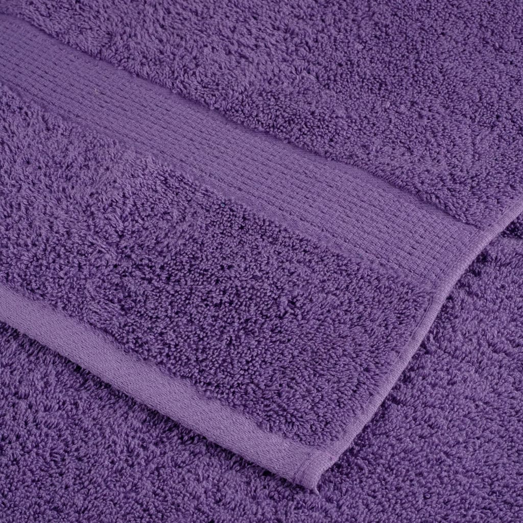 Premium-Gästetücher SOLUND 4 Stk. Lila 30x50 cm 600 g/m²