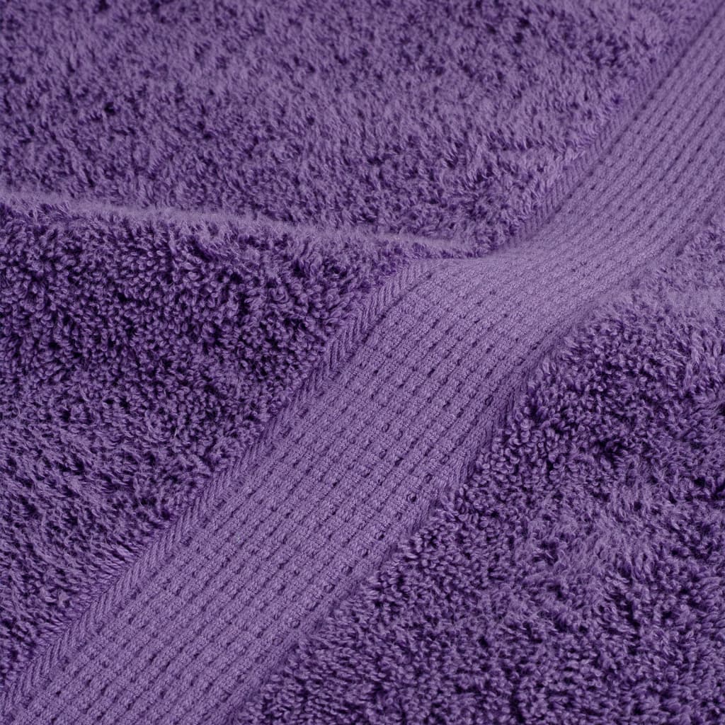 Premium-Handtücher SOLUND 4 Stk. Lila 50x100 cm 600 g/m²