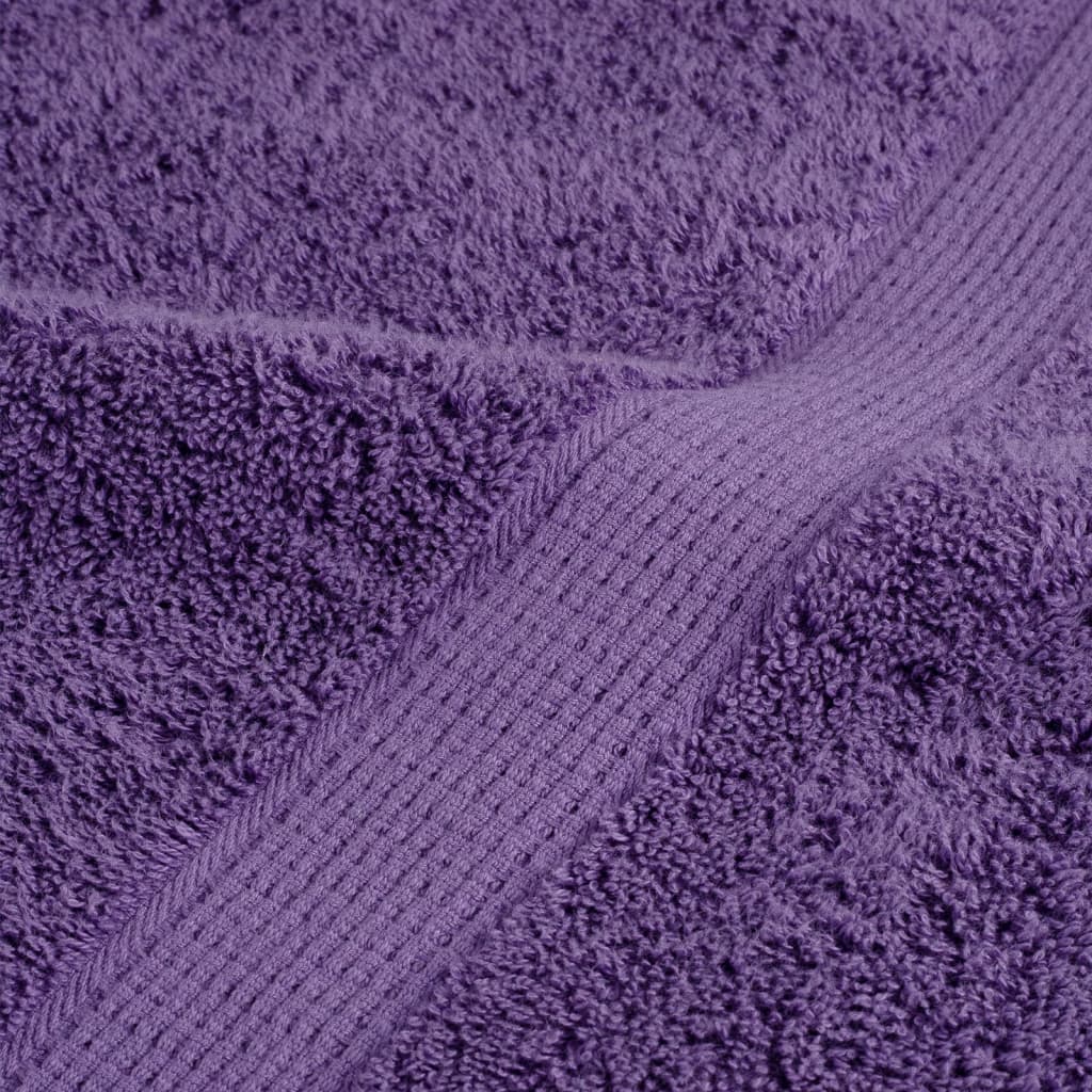 Premium Badetücher SOLUND 10 Stk. Lila 100x150 cm 600 g/m²