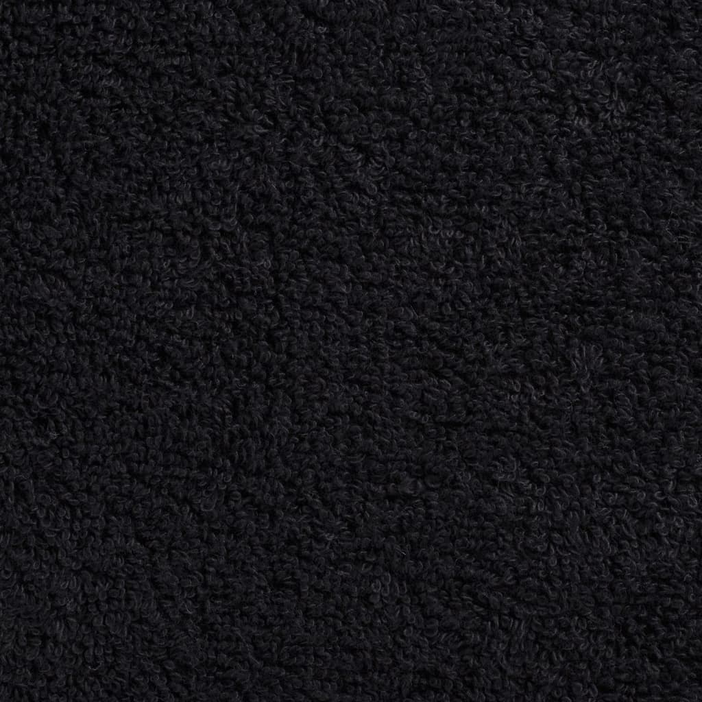 Premium Waschhandtücher SOLUND 2 Stück Schwarz 30x30 cm 600 g/m²