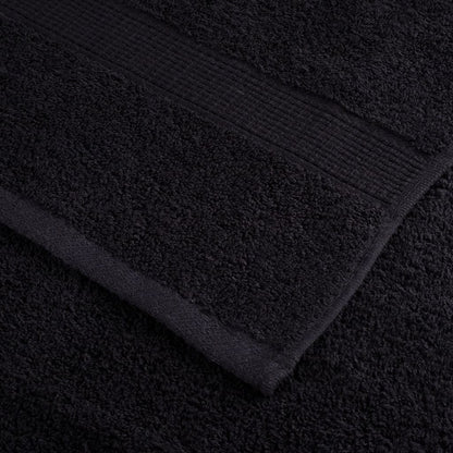 Premium Waschhandtücher SOLUND 10 Stück Schwarz 30x30 cm 600 g/m²