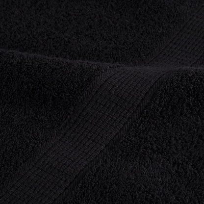 Premium Waschhandtücher SOLUND 10 Stück Schwarz 30x30 cm 600 g/m²