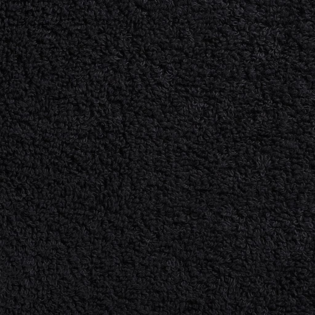 Premium Badetücher SOLUND 4 Stk. Schwarz 100x150 cm 600 g/m²