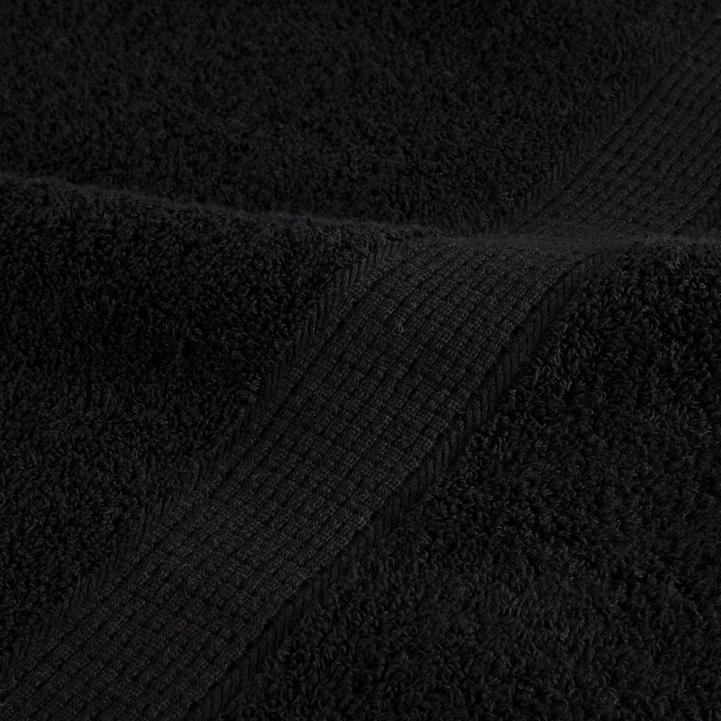 Premium-Handtücher SOLUND 2 Stk. Schwarz 100x200 cm 600 g/m²