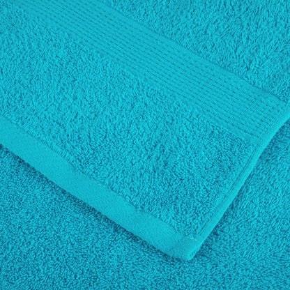 Premium Waschhandtücher SOLUND 2 Stück Türkis 30x30 cm 600 g/m²