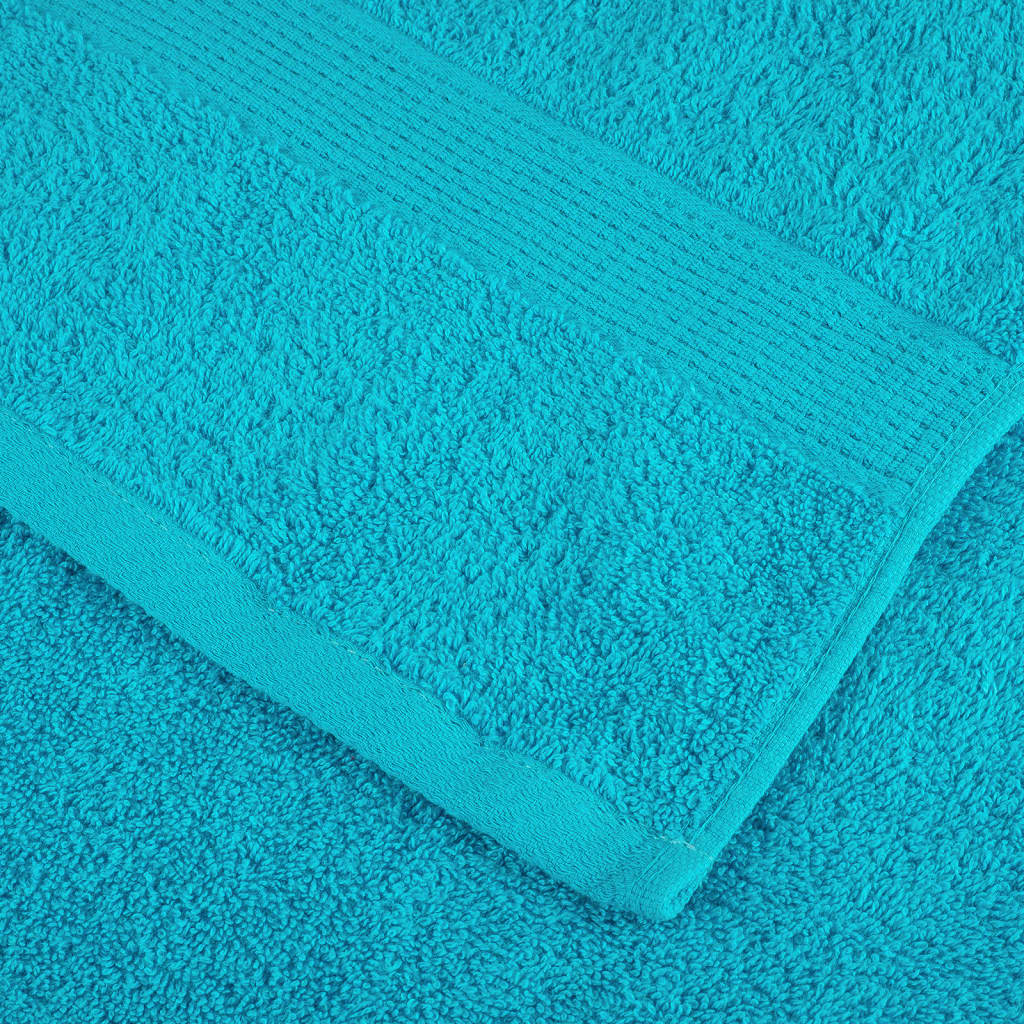 Premium-Handtücher SOLUND 2 Stk. Türkis 50x100 cm 600 g/m²