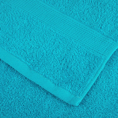 Premium-Handtücher SOLUND 2 Stk. Türkis 50x100 cm 600 g/m²