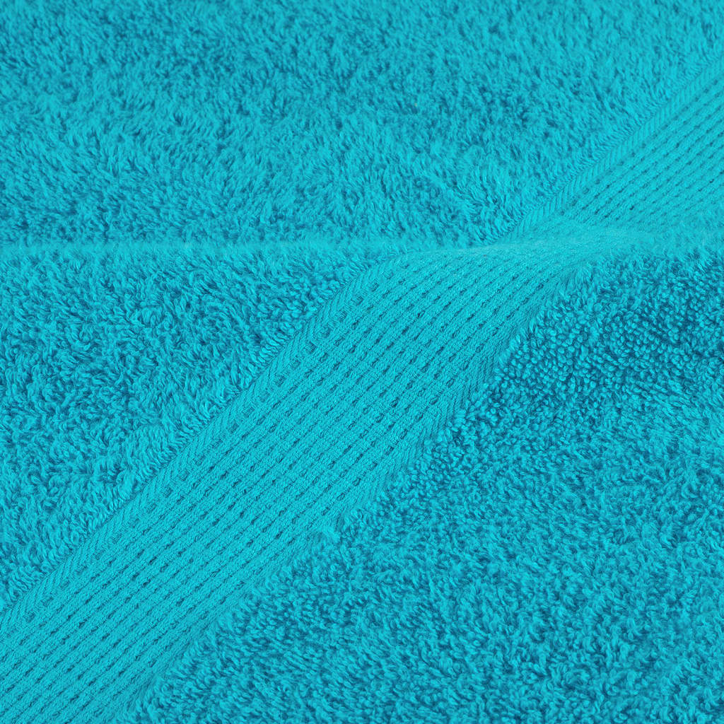 Premium-Handtücher SOLUND 2 Stk. Türkis 50x100 cm 600 g/m²