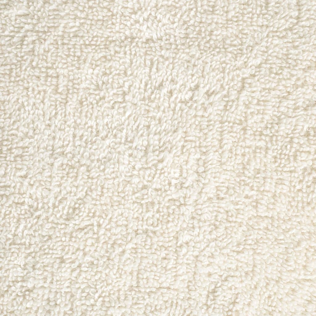 Premium Waschhandtücher SOLUND 4 Stück Creme 30x30 cm 600 g/m²