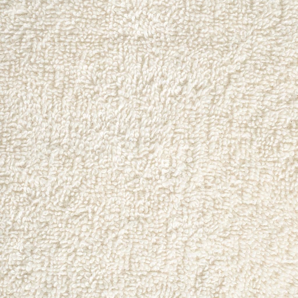 Premium-Gästetücher SOLUND 4 Stk. Cremeweiß 30x50 cm 600 g/m²