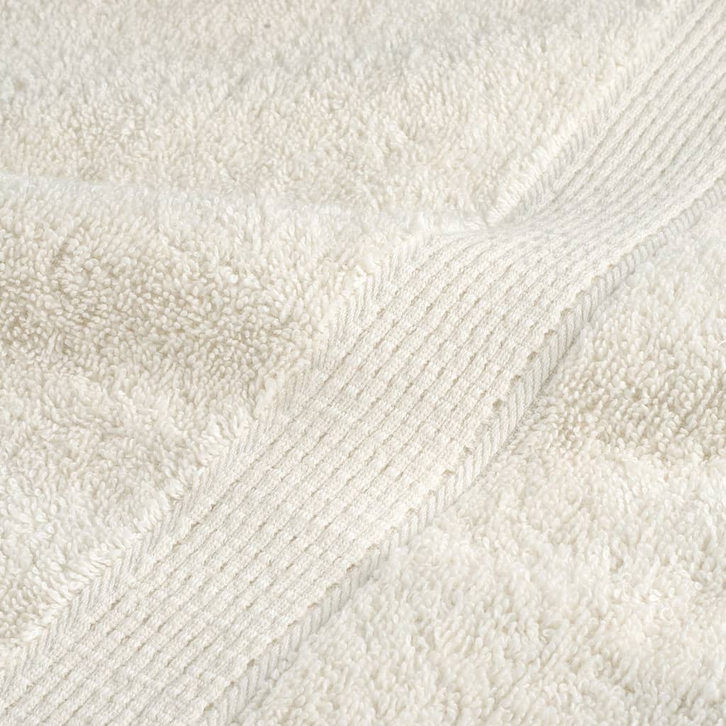 Premium-Handtücher SOLUND 4 Stk. Cremeweiß 50x100 cm 600 g/m²