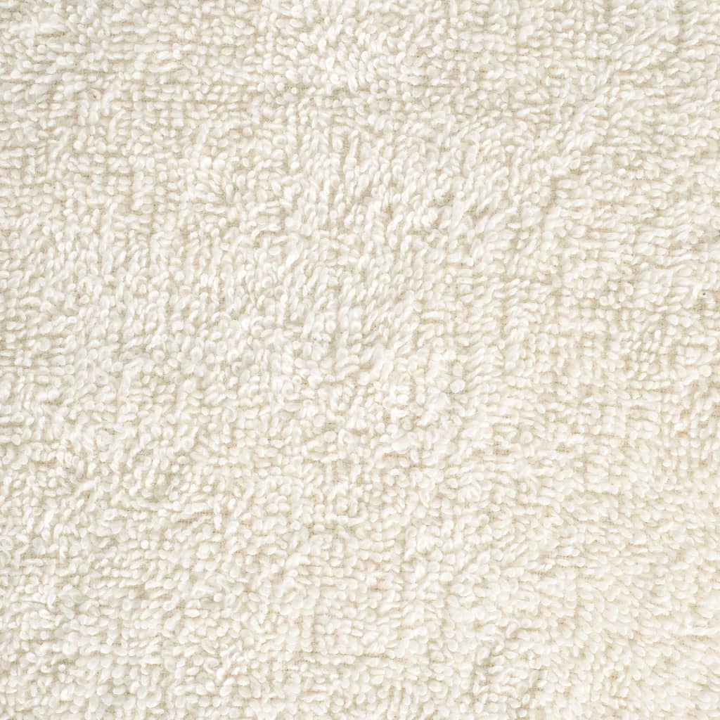 Premium Badetücher SOLUND 2 Stk. Creme 100x150 cm 600 g/m²