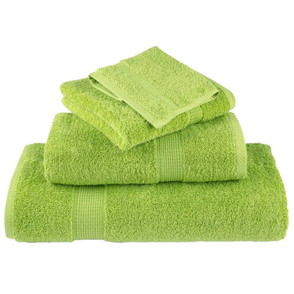 Premium-Gästetücher SOLUND 10 Stk. Apfelgrün 30x50 cm 600 g/m²