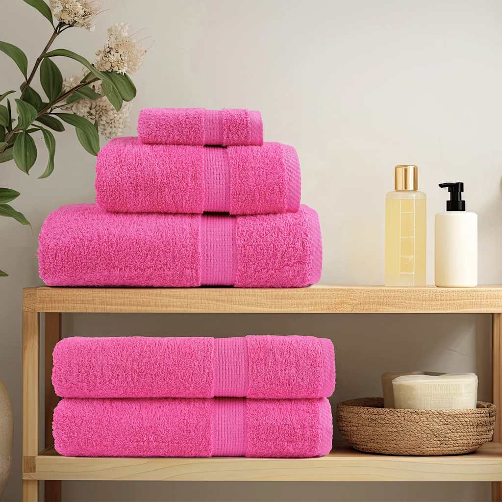 Premium Waschhandtücher SOLUND 10 Stück Rosa 30x30 cm 600 g/m²