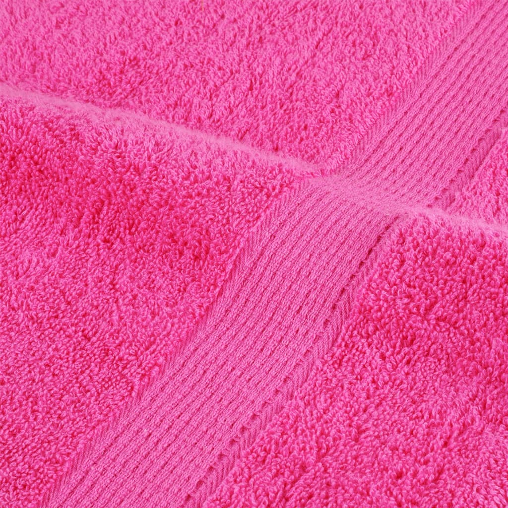Premium Waschhandtücher SOLUND 10 Stück Rosa 30x30 cm 600 g/m²