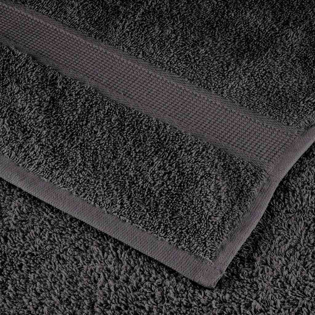 8 tlg. Premium-Handtuch-Set SOLUND Anthrazit 600 g/m²