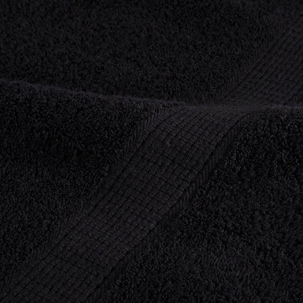 8 tlg. Premium-Handtuch-Set SOLUND Schwarz 600 g/m²