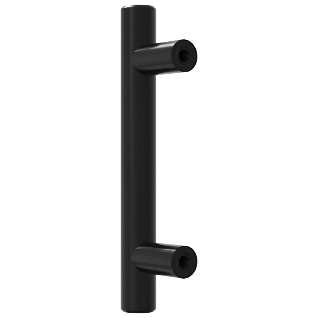 Möbelgriffe 20 Stk. Schwarz 64 mm Edelstahl