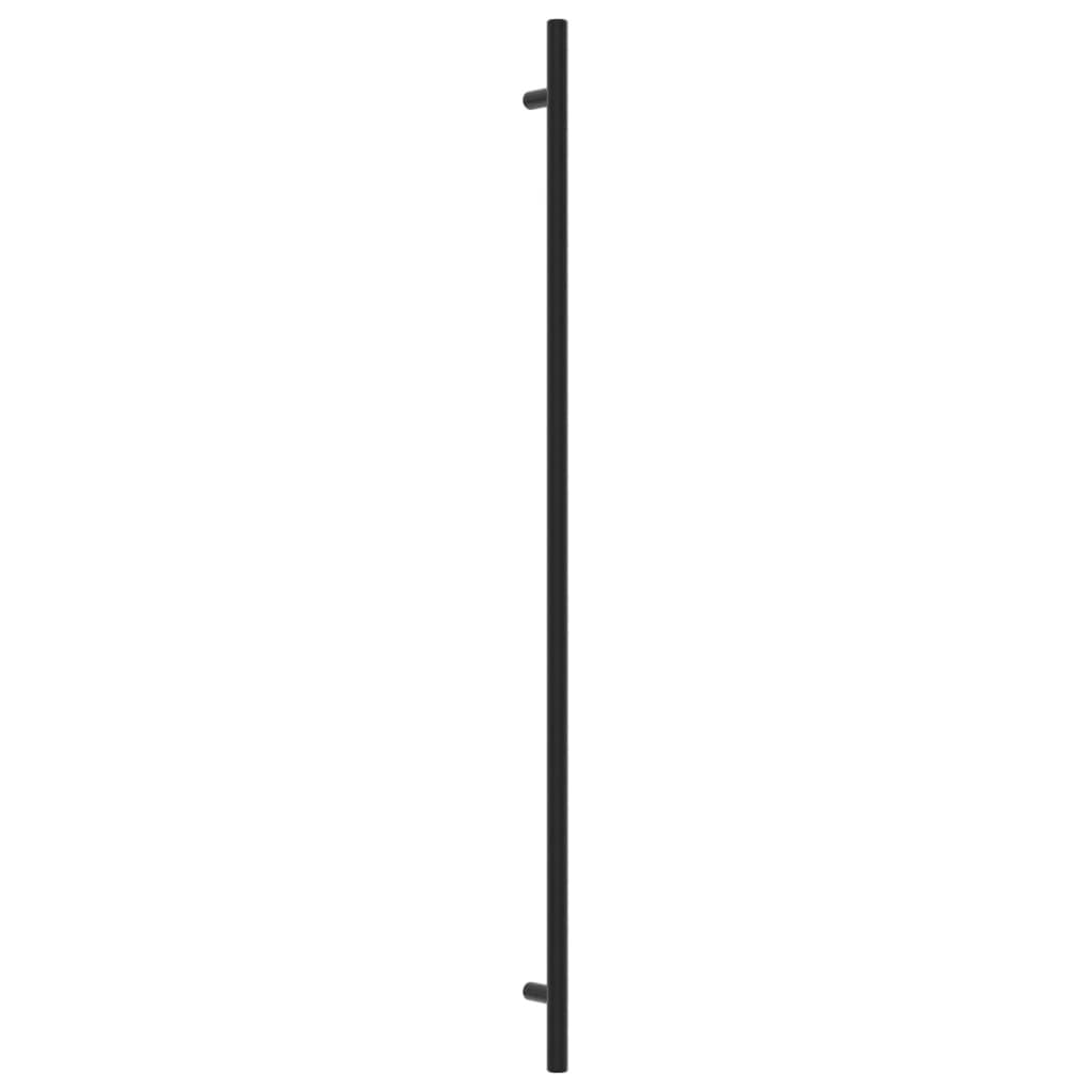 Möbelgriffe 20 Stk. Schwarz 480 mm Edelstahl