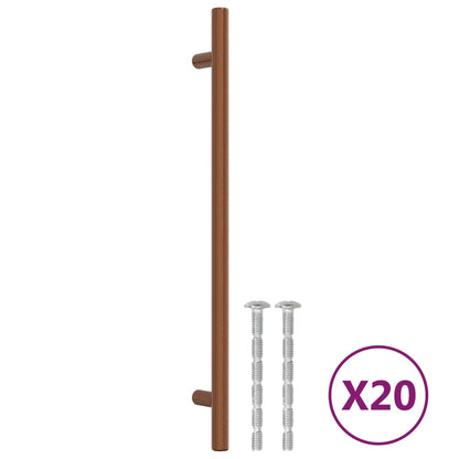 Möbelgriffe 20 Stk. Bronzen 224 mm Edelstahl