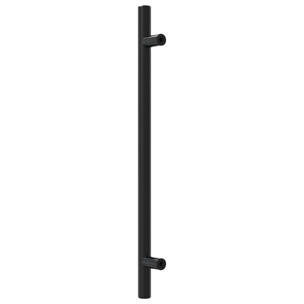 Möbelgriffe 10 Stk. Schwarz 192 mm Edelstahl