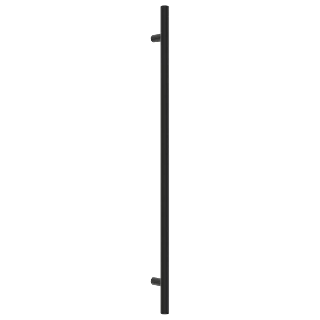 Möbelgriffe 10 Stk. Schwarz 320 mm Edelstahl