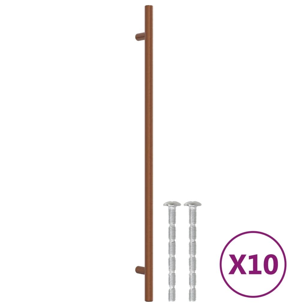 Möbelgriffe 10 Stk. Bronzen 320 mm Edelstahl