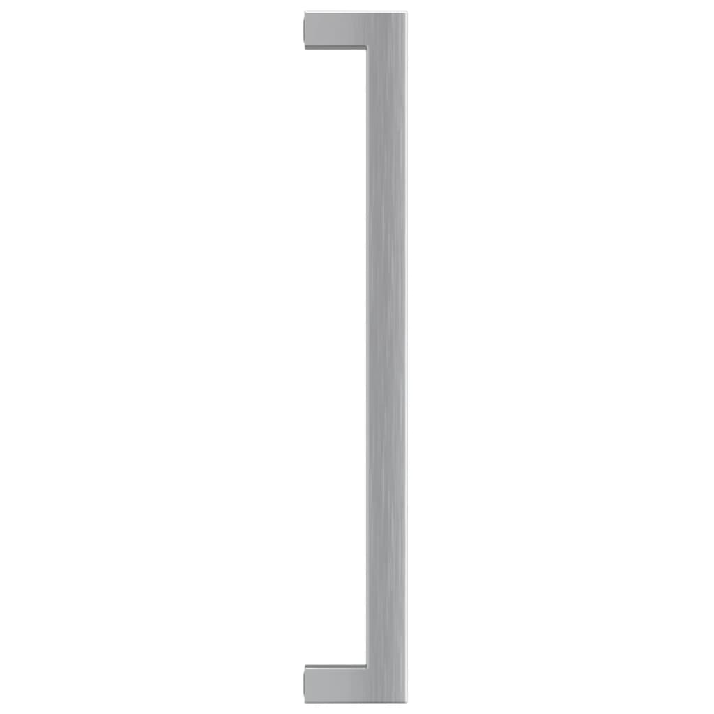 Möbelgriffe 10 Stk. Silbern 224 mm Edelstahl