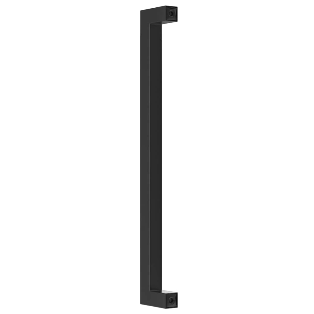 Möbelgriffe 10 Stk. Schwarz 224 mm Edelstahl