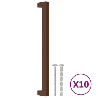 Möbelgriffe 10 Stk. Bronzen 224 mm Edelstahl