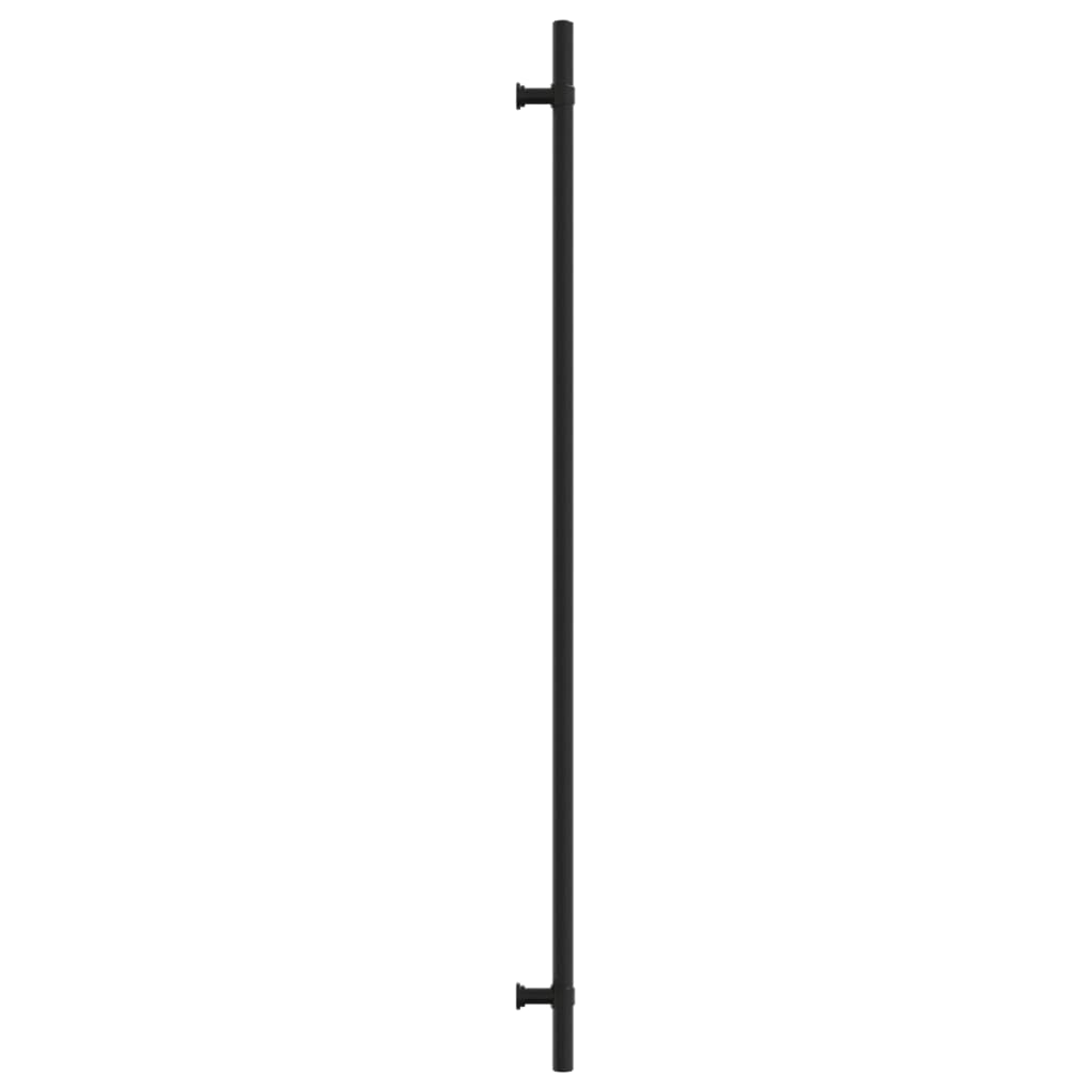 Möbelgriffe 10 Stk. Schwarz 480 mm Edelstahl