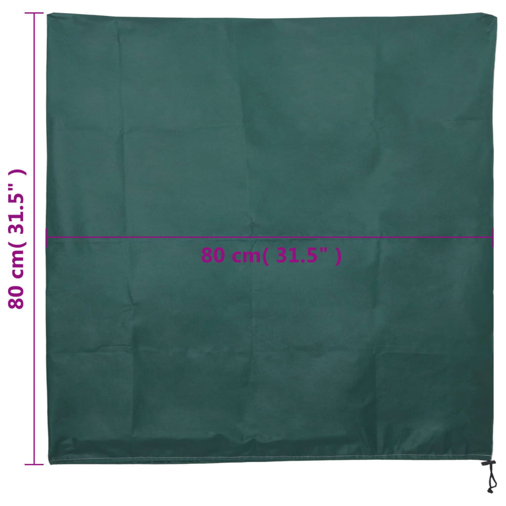 Wintervlies mit Kordelzug 4 Stk. 70 g/m² 0,8x0,8 m