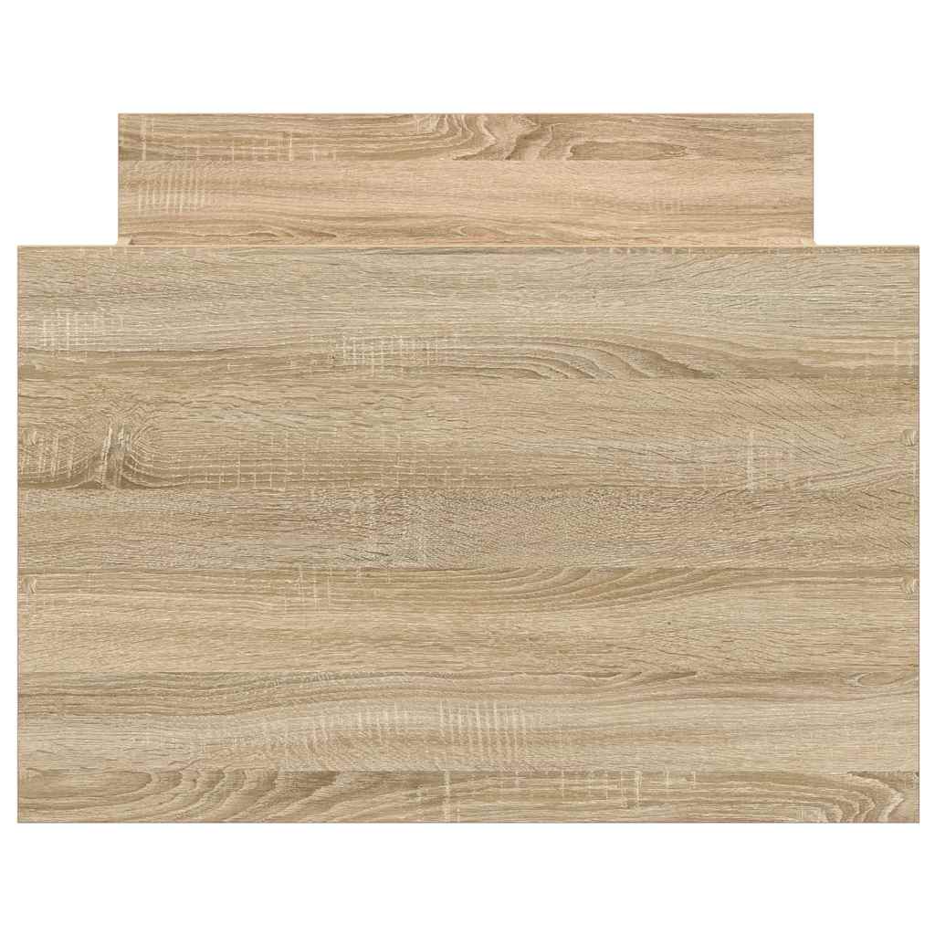 Bettgestell mit Kopf- und Fußteil Sonoma-Eiche 90x200 cm