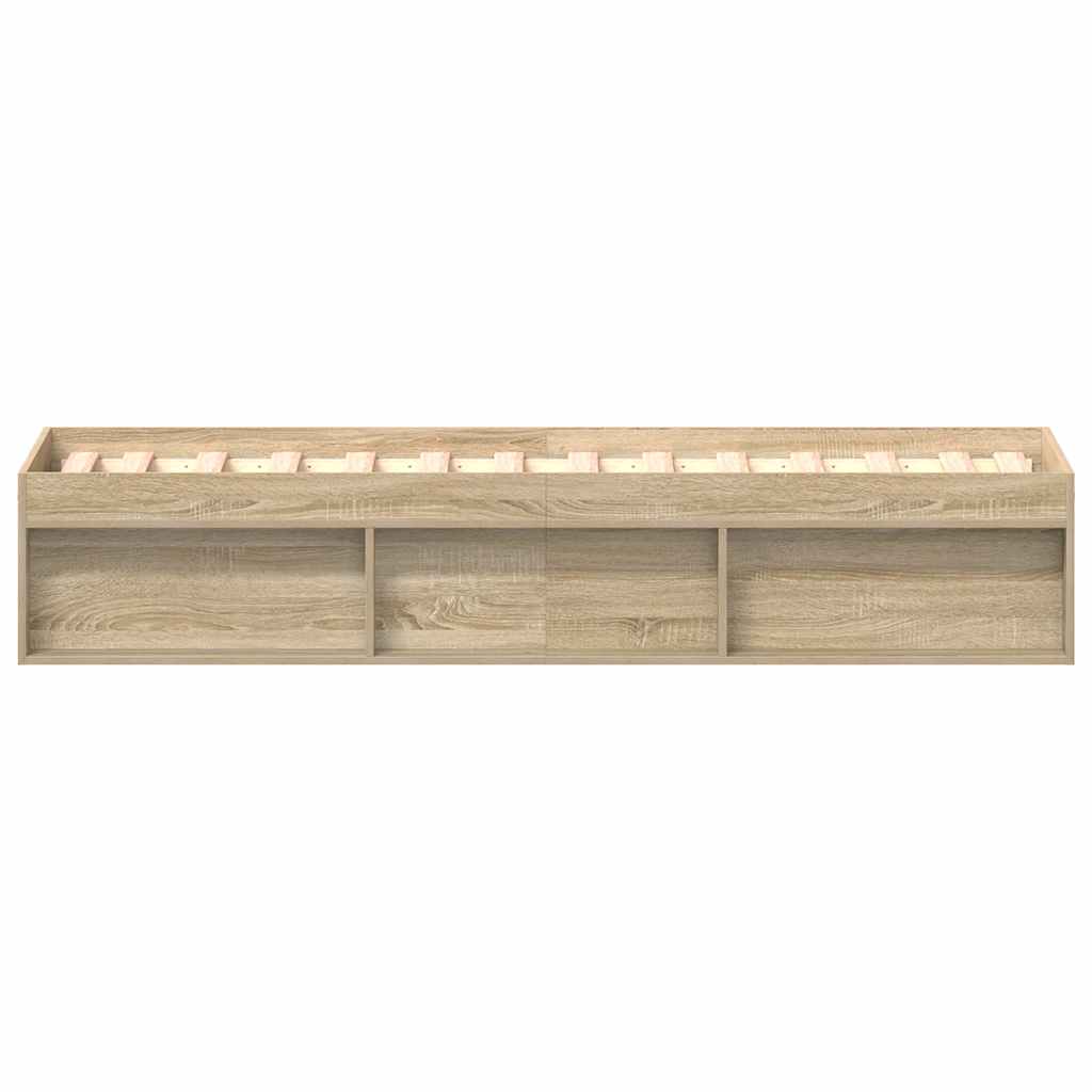 Bettgestell Sonoma-Eiche 100x200 cm