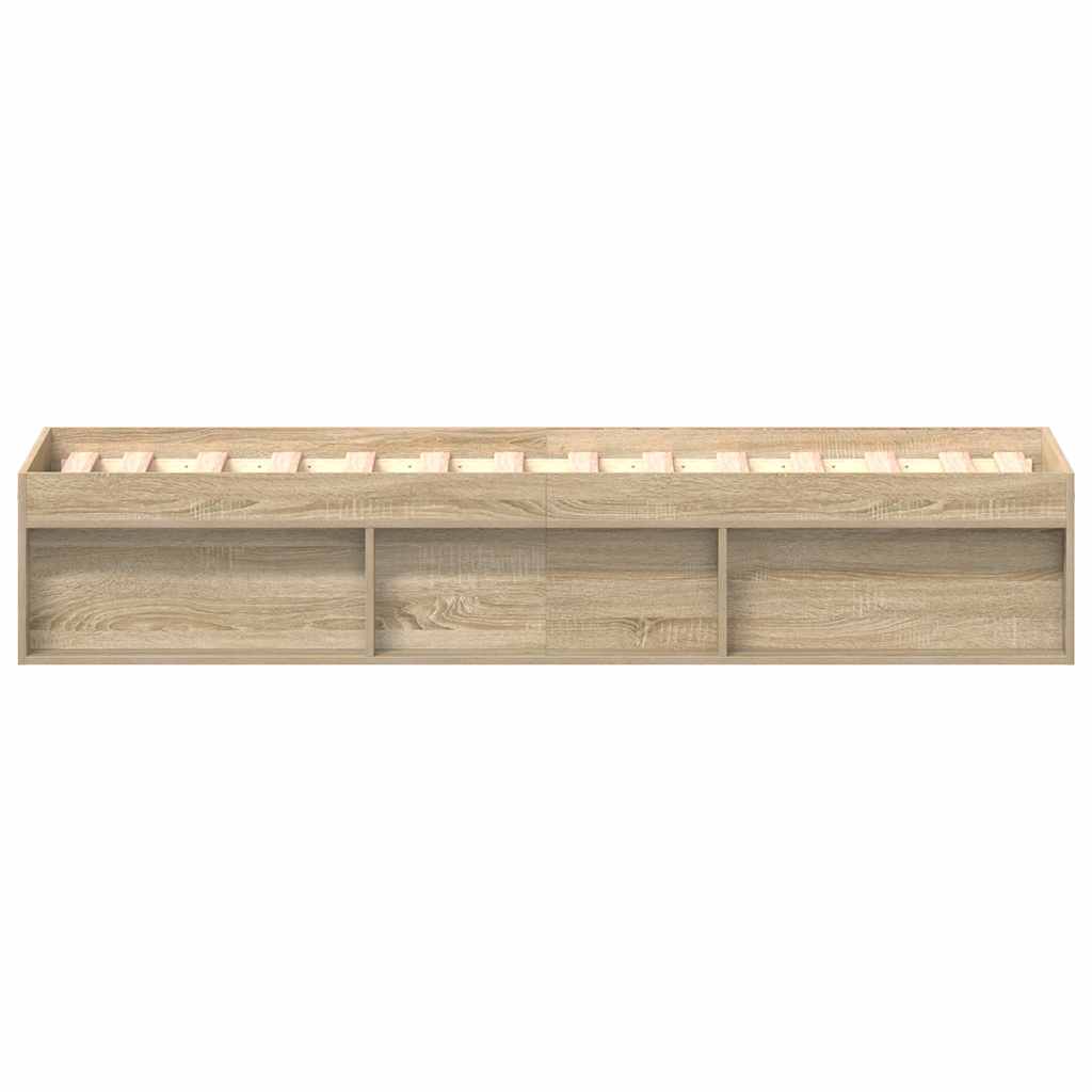 Bettgestell Sonoma-Eiche 90x190 cm