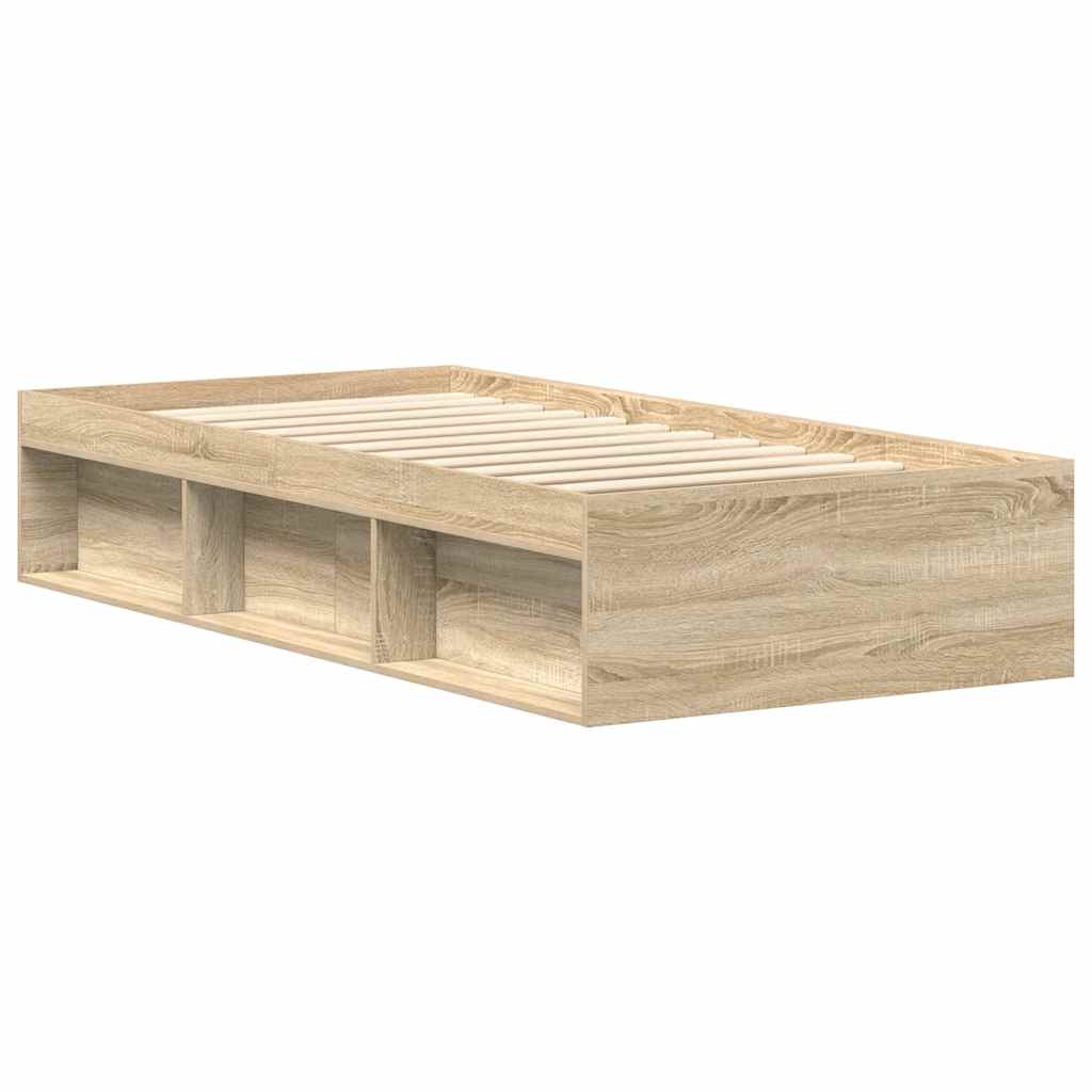 Bettgestell Sonoma-Eiche 90x190 cm