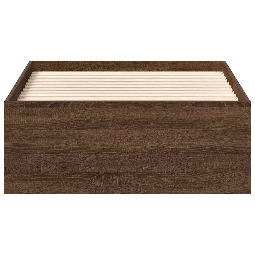 Bettgestell Braun Eichen-Optik 90x190 cm