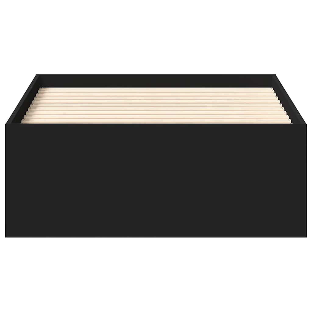 Bettgestell Schwarz 75x190 cm