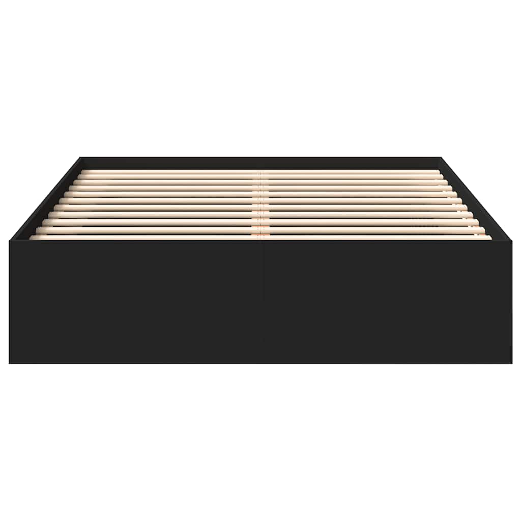 Bettgestell Schwarz 120x200 cm