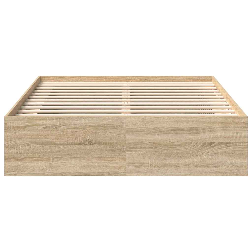 Bettgestell Sonoma-Eiche 140x200 cm