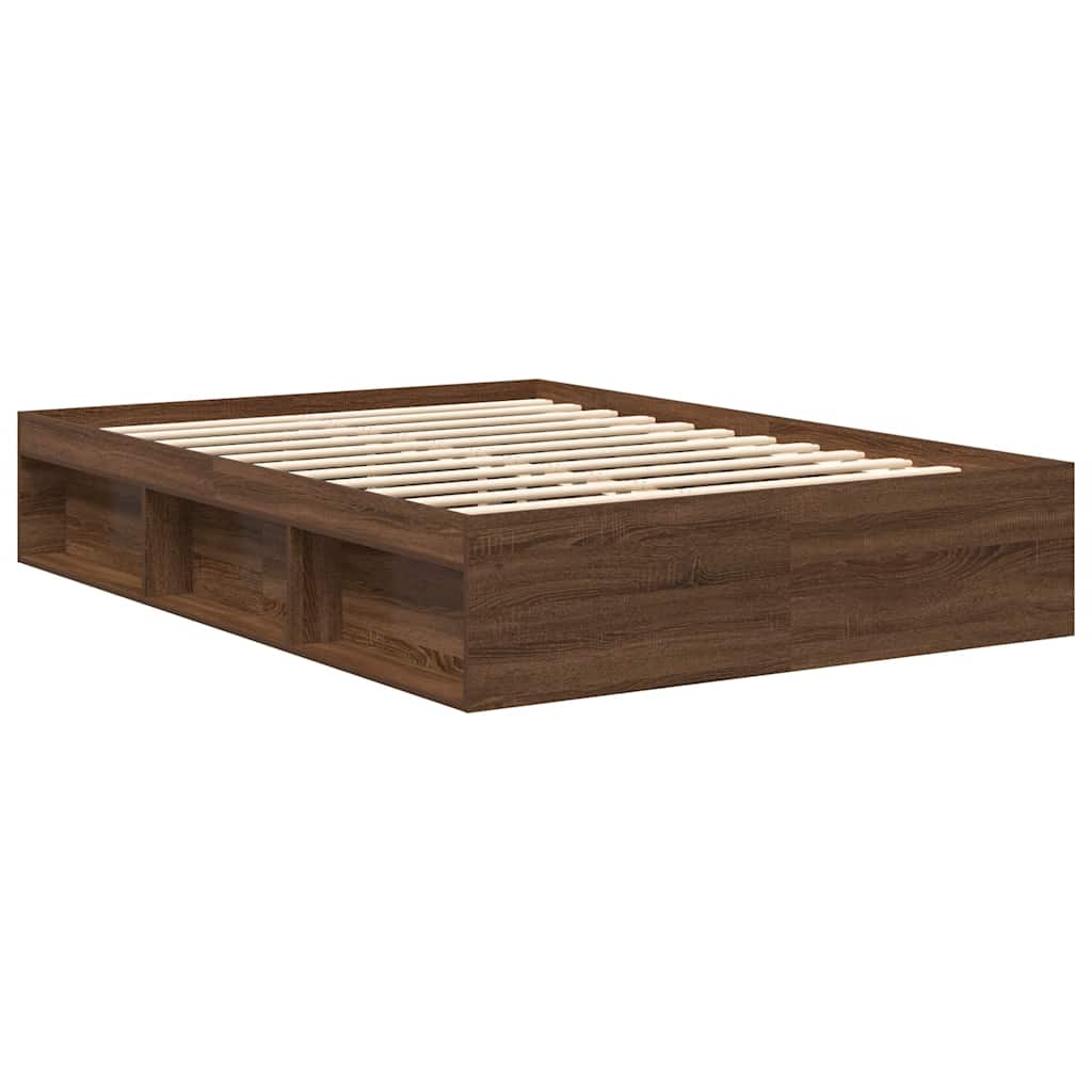 Bettgestell Braun Eichen-Optik 140x200 cm