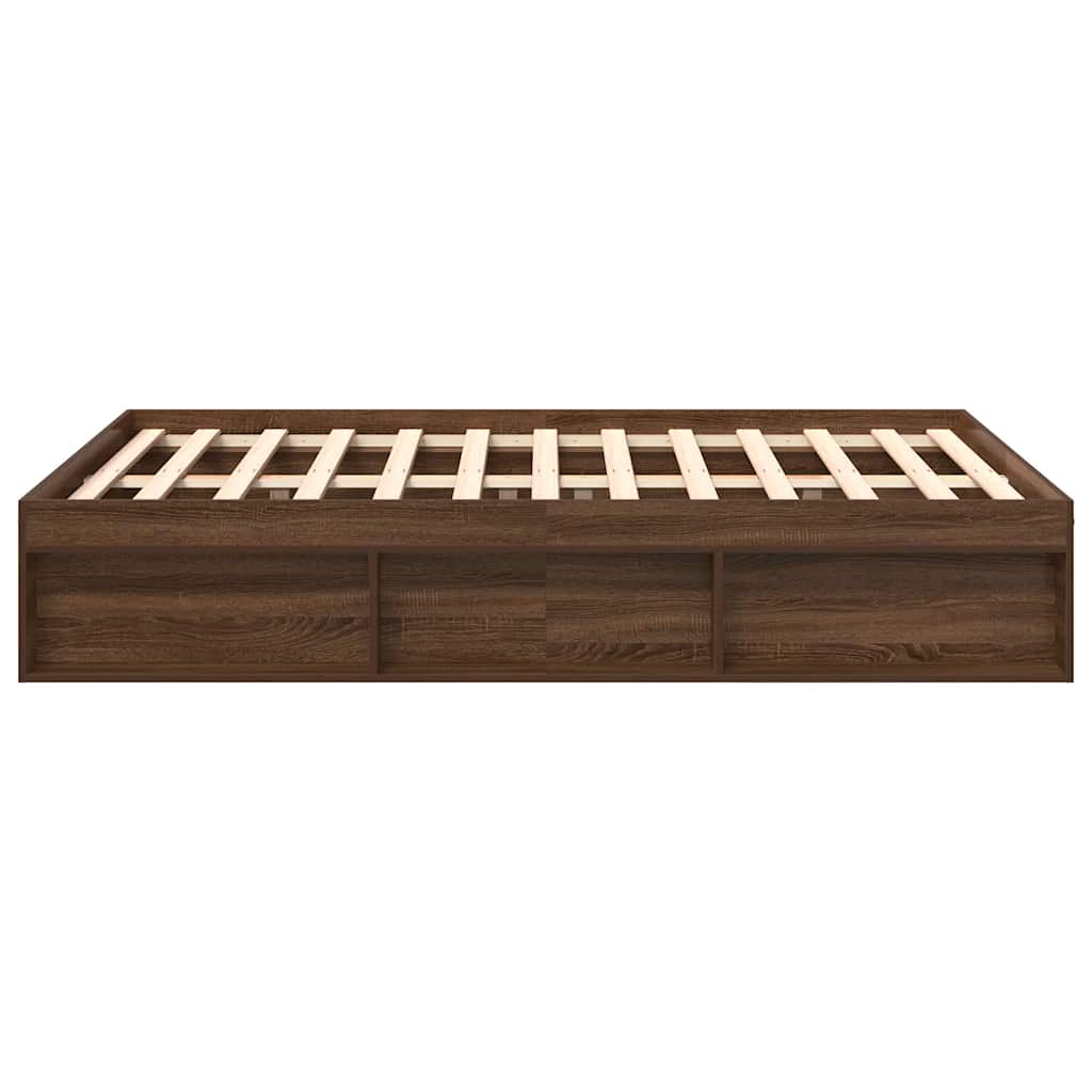Bettgestell Braun Eichen-Optik 140x200 cm