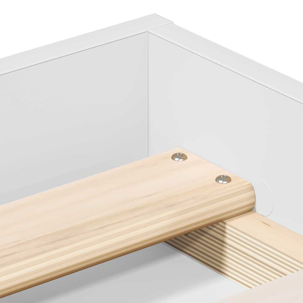 Bettgestell Weiß 160x200 cm