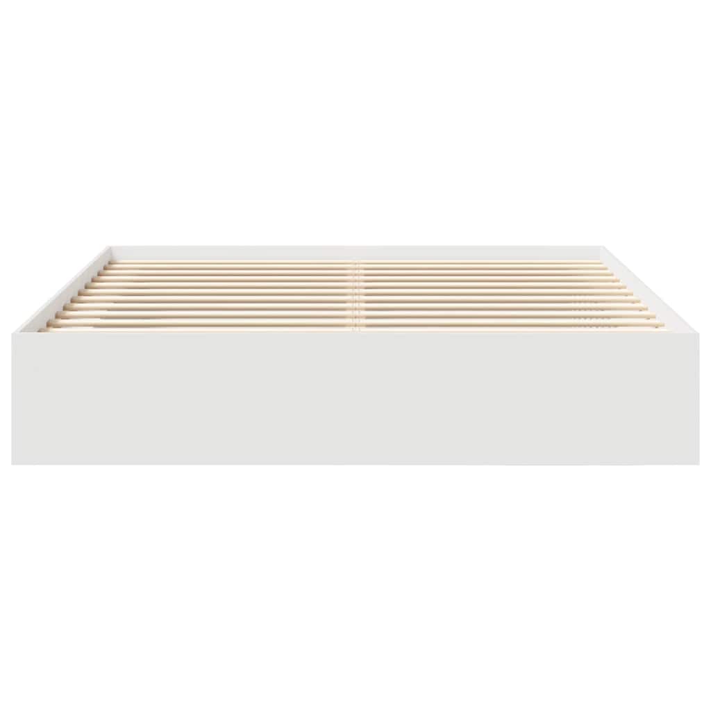 Bettgestell Weiß 200x200 cm