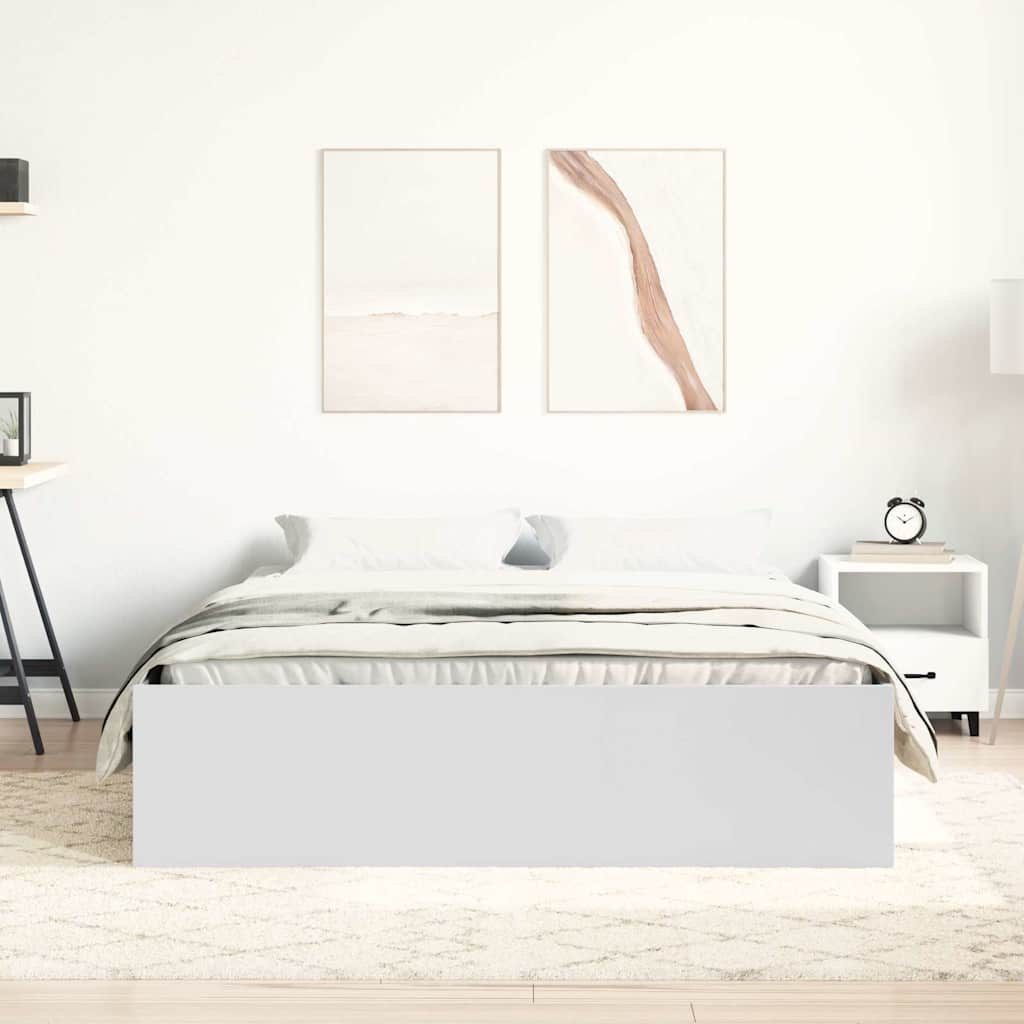 Bettgestell Weiß 120x190 cm