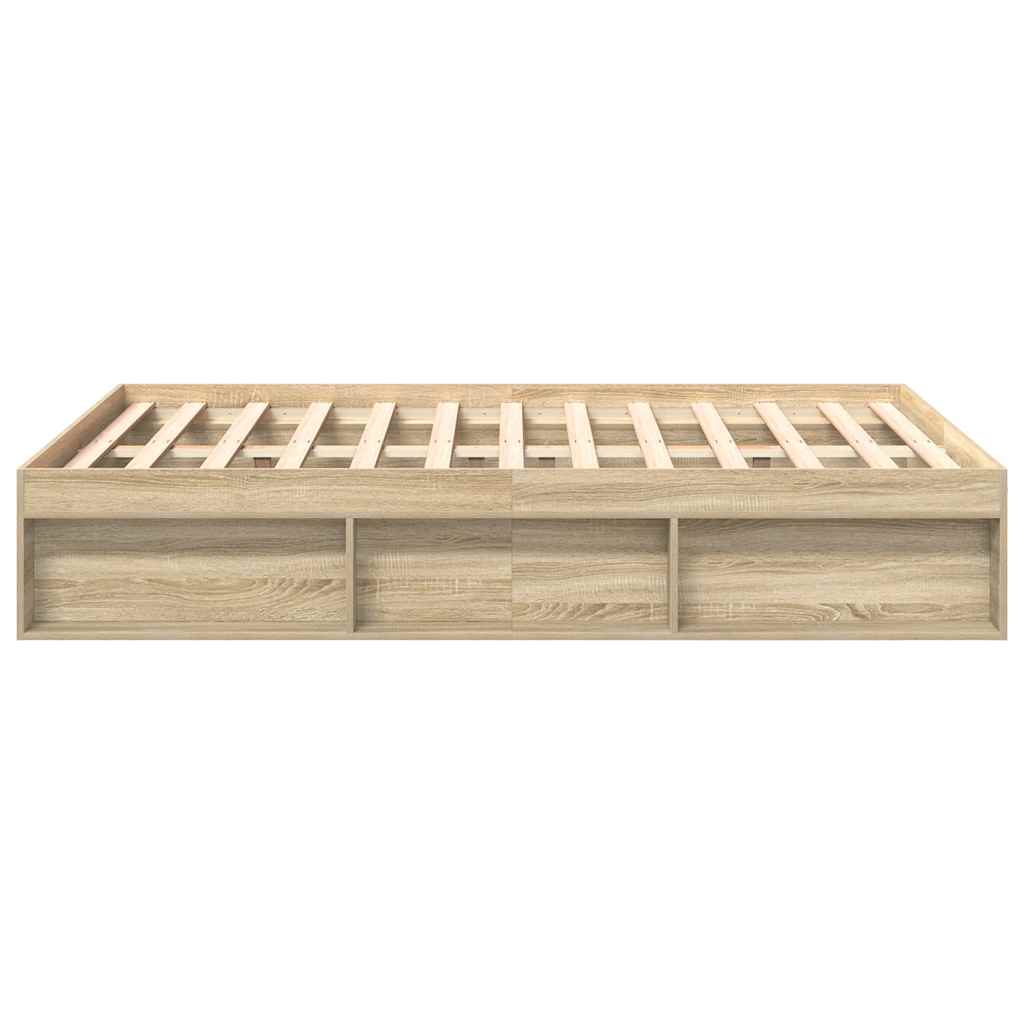 Bettgestell Sonoma Eiche 120x190 cm