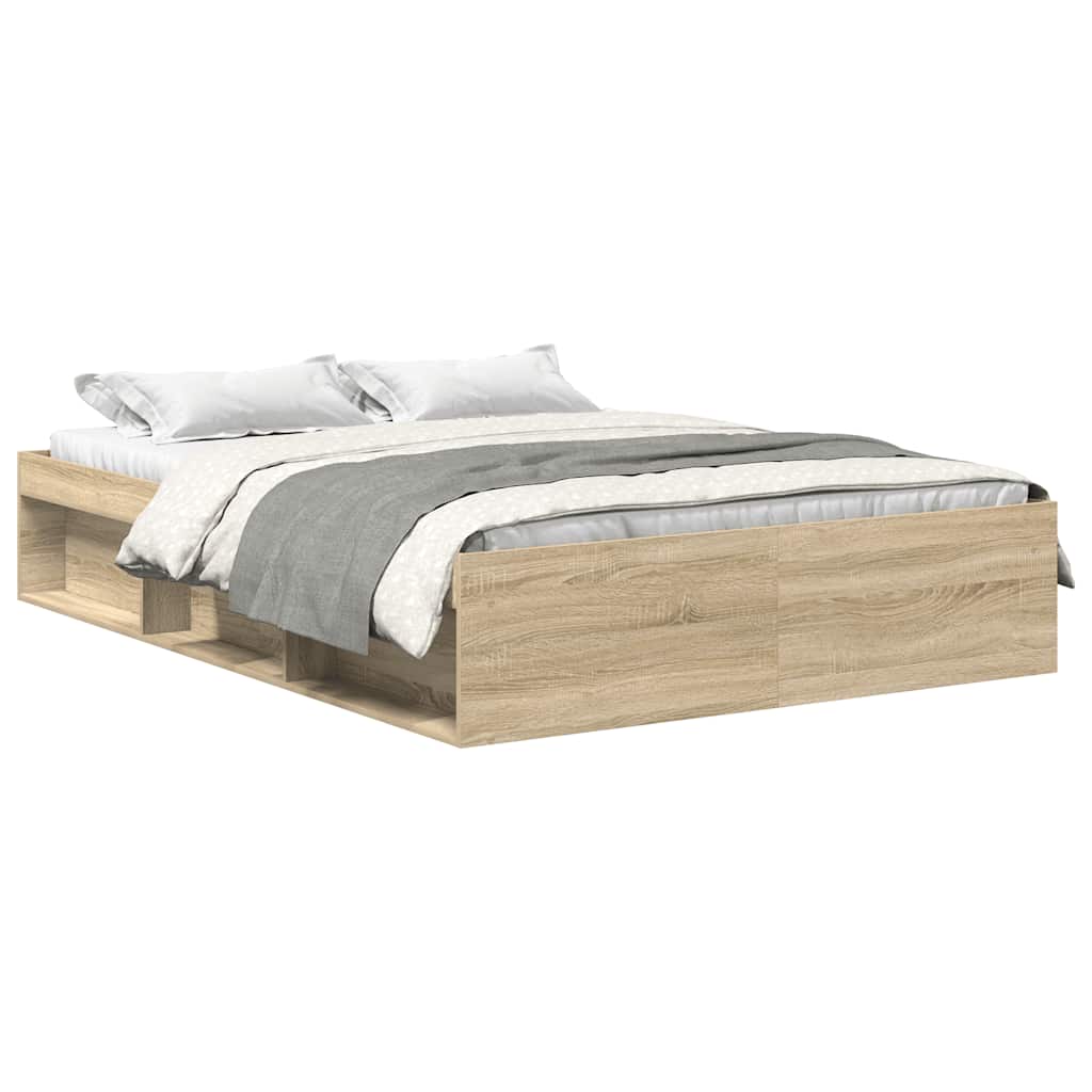 Bettgestell Sonoma-Eiche 140x190 cm