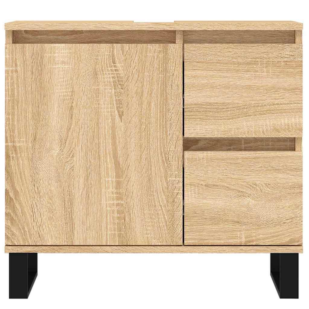 Bettgestell Grau Sonoma 135x190 cm