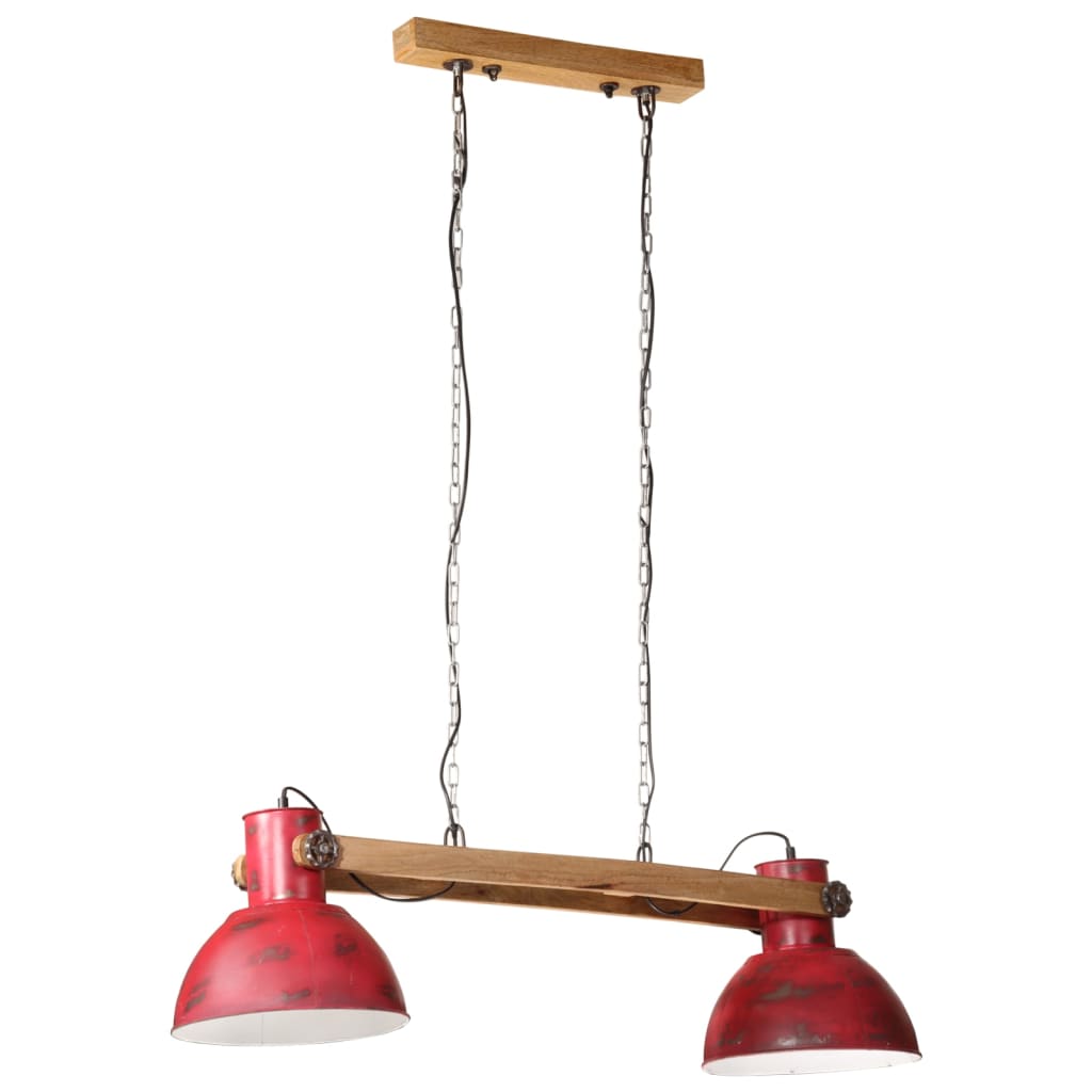 Lampe suspendue 25 W rouge 85x28x109 cm E27